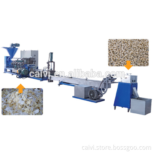 2016 Caivi Brand PE bottle double stage stretching-strip granulating machine